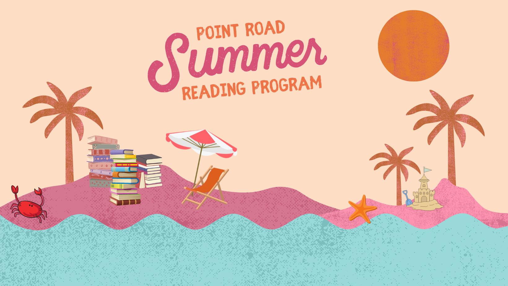Point Road Summer Reading Program post card